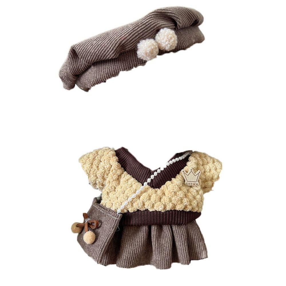 1 set Dress Up Star Doll Clothes Suit No Attributes Dolls Clothes 20cm Idol Cotton Doll