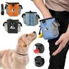 Oxford Dog Treat Bag with Poop Bag Hole Dog Snack Bag Portable Dog Training Pouch  Outdoor