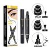 2 In 1 Double Head Liquid Eyeliner Pencil Lasting Waterproof Eyeliner Smudge-Proof Eyeliner Pencil Cosmetic Beauty Makeup Tools