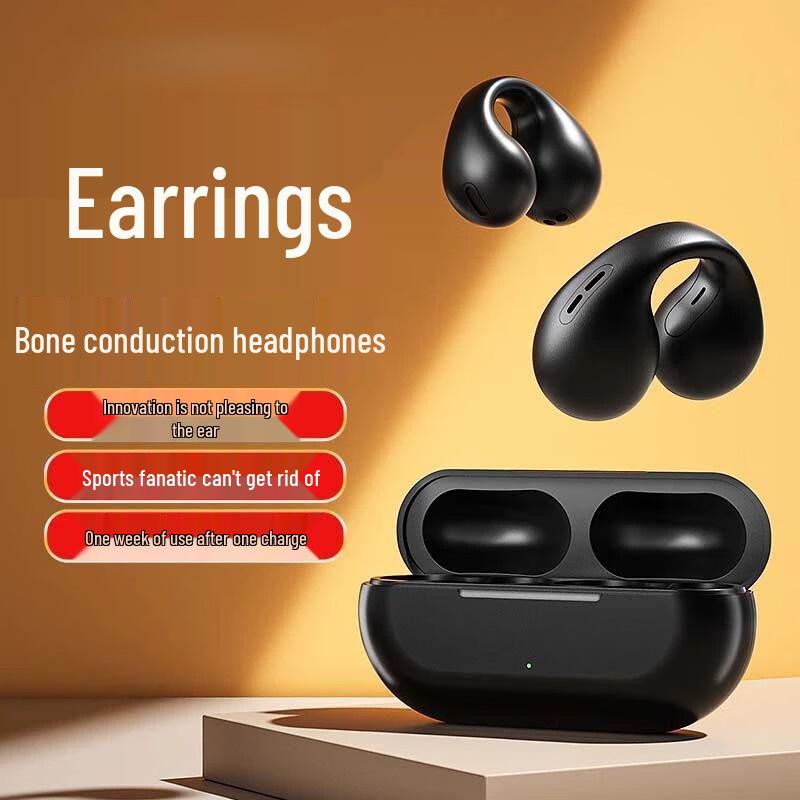 Bluetooth-наушники с костной проводимостью, True Wireless In-Ear с ушным крючком, Удобные для длительного ношения, Длительное время работы от аккумулятора, A50.