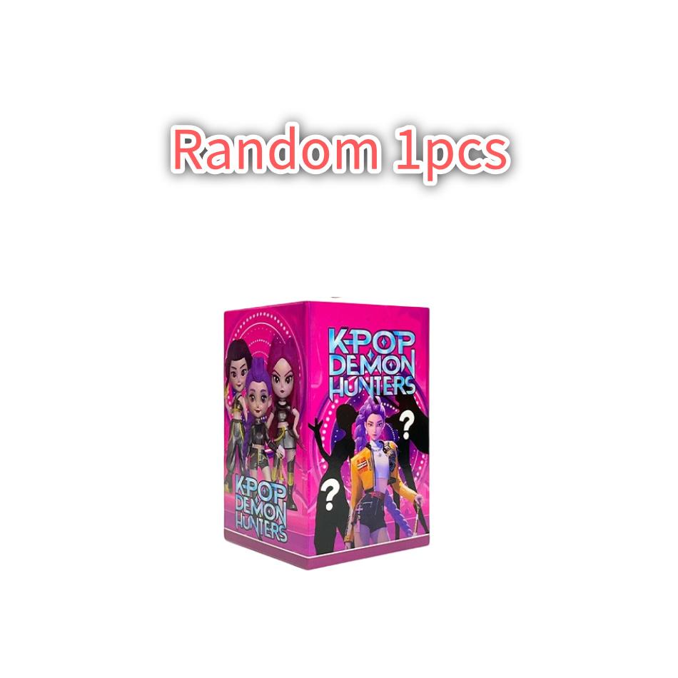 6Pcs/set Anime KPop Devil Hunter Random Blind Box Toy Figure Rumi Mira Zoi Action Figure PVC Desktop Decoration Doll Gifts