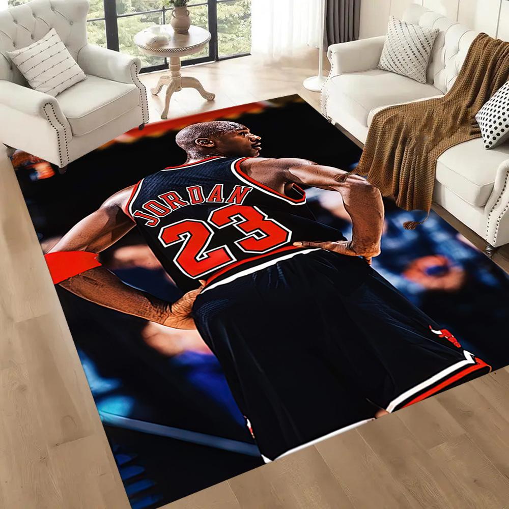 Air Jordan 23 Legacy Square rugs are a great choice for living rooms, bedrooms, home décor, and as gifts.