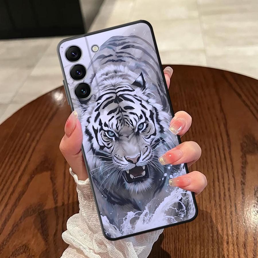 Чехол для Samsung Galaxy A32 A25 A71 A24 A52 A36 A55 A41 A23 A53 A35 A26 A72 A73 A51 A22 Чехол для телефона Крутое Животное Тигр Лев Лошадь