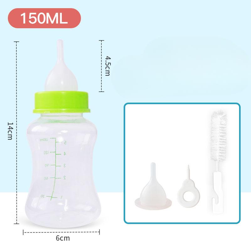 Бутылочка для кормления новых домашних животных, щенков и котят, соска-бутылочка для новорожденных, ультра-маленькие щенки, специальные мягкие принадлежности для сосок