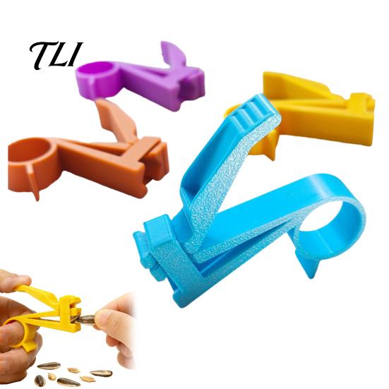 Eco Friendly PLA Seeds Tool Sunflower Peelers Tool, 3D Printed Nut Cracker, No Odor Sheller Easy Shelling Ergonomic Melon Opener for Home Manual