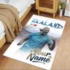 Haaland Personalized Name Carpet Design for Bedrooms Outdoor Foyer Entryway Anti-slip Rug Decorate Offices Spiritual Gift