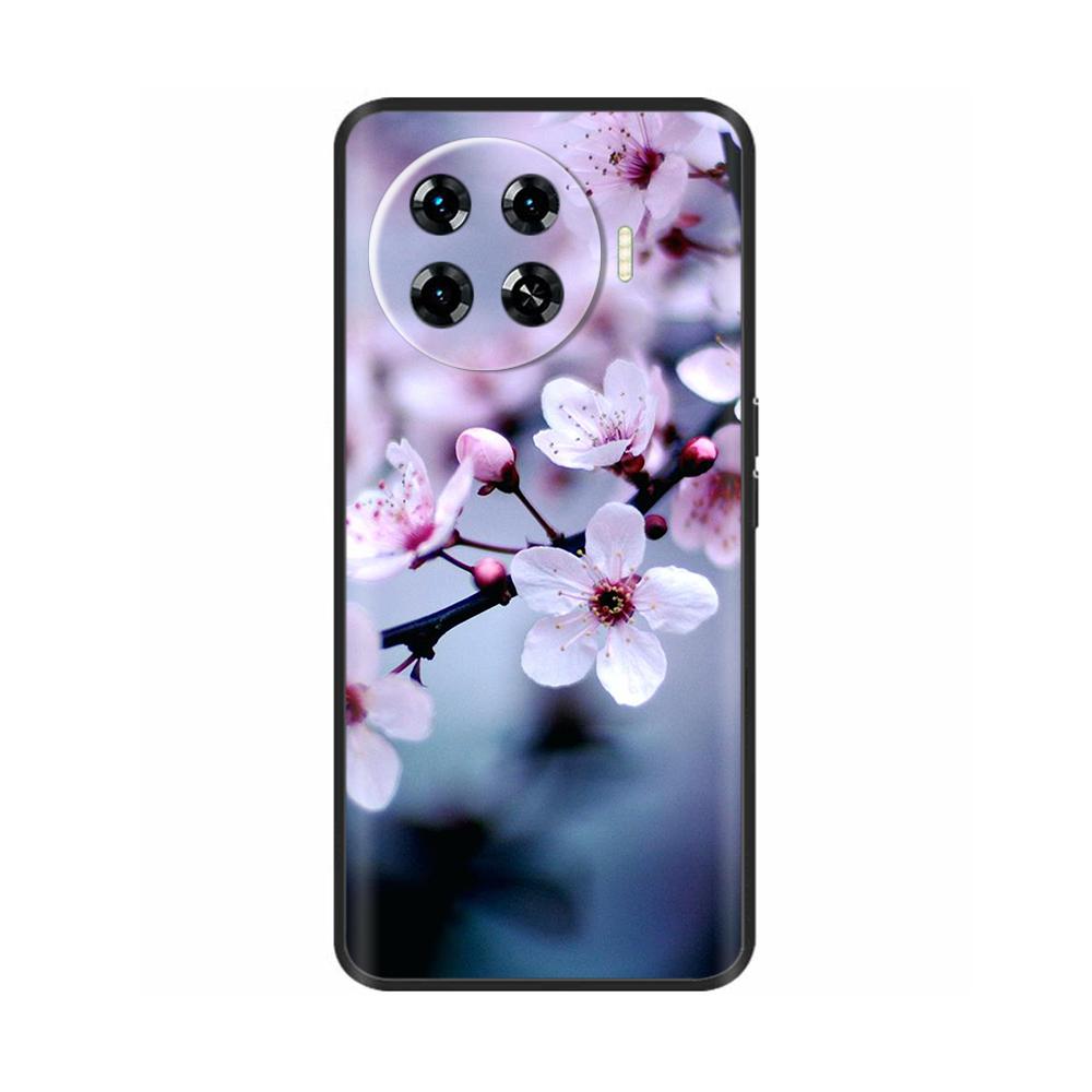 Для чехла Tecno Spark 20 Pro Plus Противоударный чехол из жидкого силикона Funda для телефона Tecno Spark20 Pro Plus Задняя крышка Череп Coque