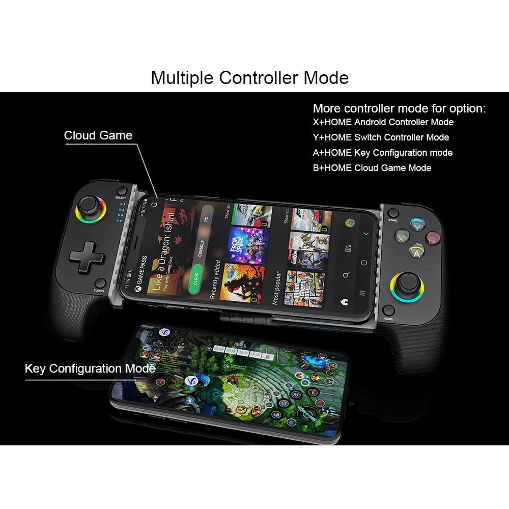 Беспроводной игровой контроллер, совместимый с Switch, Android, iOS, Расширяемый контроллер с датчиком Холла, Вибрация