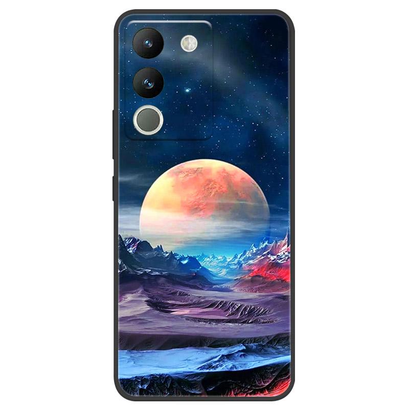 Чехол для VIVO V29E V2317 Защитный чехол для камеры Для телефона VIVO Y200 5G Мягкий силиконовый TPU Задняя крышка V2307 Ударопрочный Fundas