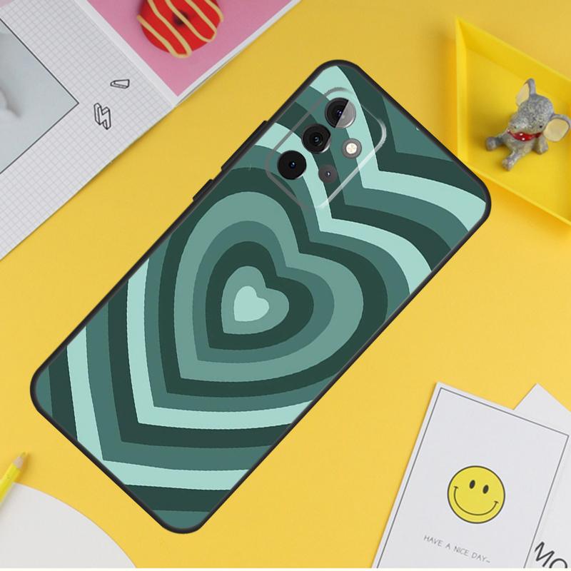 Красочный чехол Heart Circle Love для Samsung Galaxy A34 A35 A14 A15 A25 A53 A33 A13 A52 A32 A12 A51 A71 A54 A55