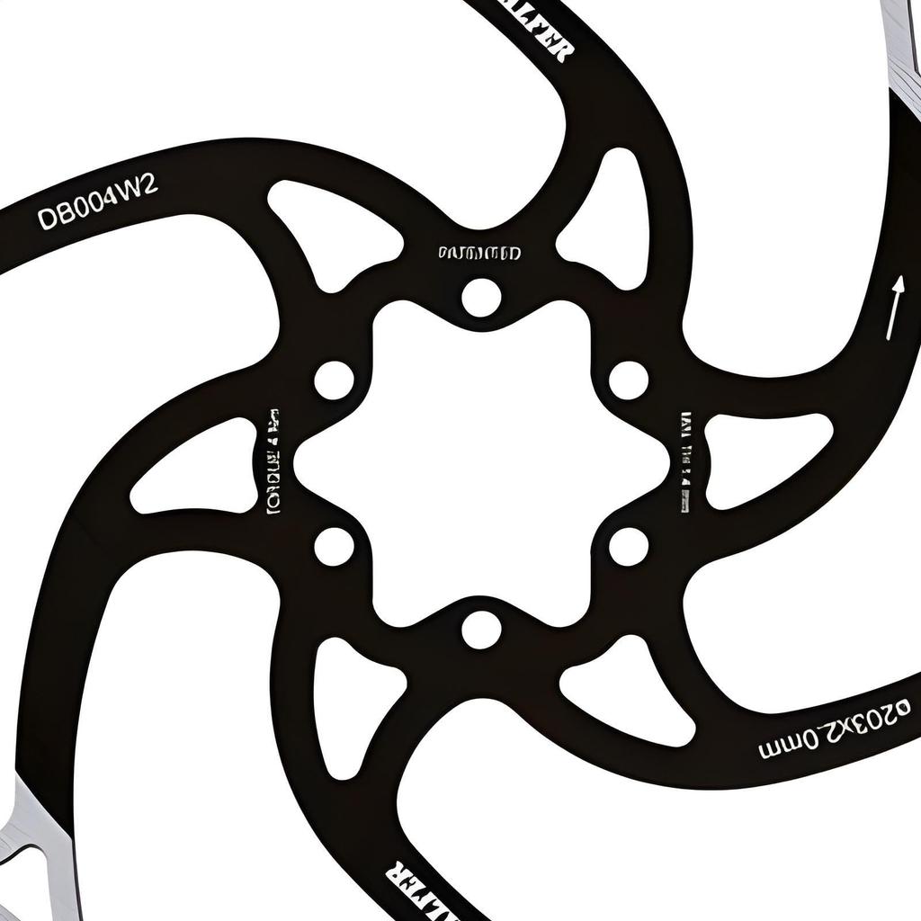 GALFER BRAKING SYSTEMS Disc Brake Rotor DB004W DISC WAVE for MTB (6 Bolts) 203/1.8mm