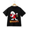 Графическая футболка Snoopy Dabbing Woodstock - Забавная мультяшная уличная одежда, унисекс футболка