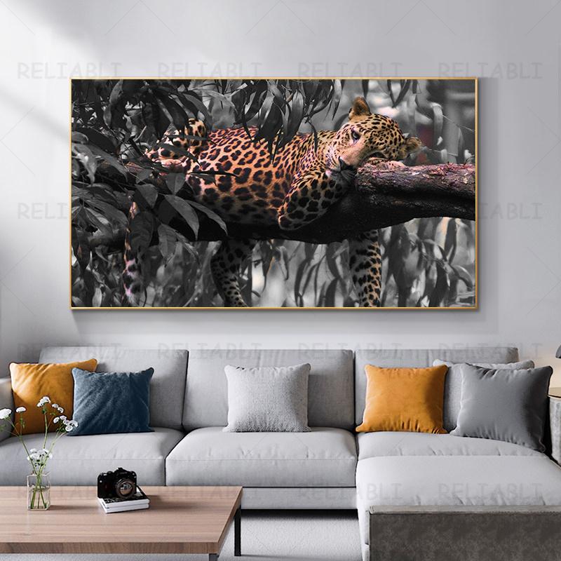 Плакаты и принты с Картинами На Холсте С Животными, Зеленые Глаза, Черно-белое, Гостиная, Дом, Дикая Жизнь, Настенное Искусство