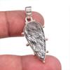 Natural Black Rutile Gemstone 925 Solid Sterling Silver Gift Pendant 1.50" S3q05