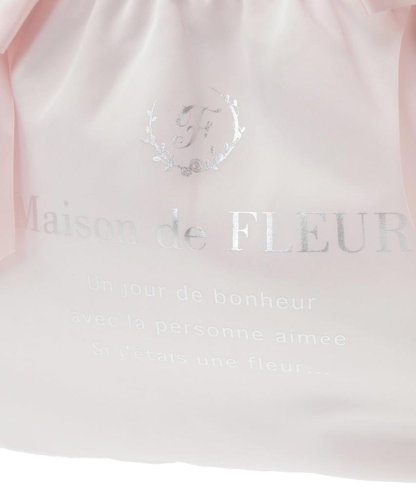 Сумка-тоут Maison de FLEUR с двойной сборкой и лентами, Черная, F Сумка-тоут, 08000792300