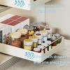 Pull Out Cabinet Organizer Fixed with Adhesive Nano Film Punch-free Heavy