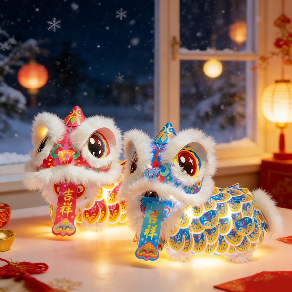 Fun DIY Lamp Gifts, DIY Tassel Lamp Kit, New Year Decorations, New Year Presents