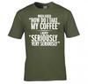 Funny Serious Coffee Drinkers T Shirt New