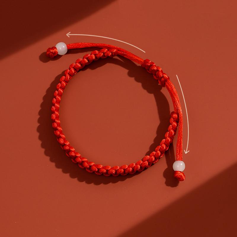 1 шт. Простой плетеный браслет из красной нити, счастливые браслеты Каббалы для защиты, удачи для успеха, амулет, ювелирные украшения, декор