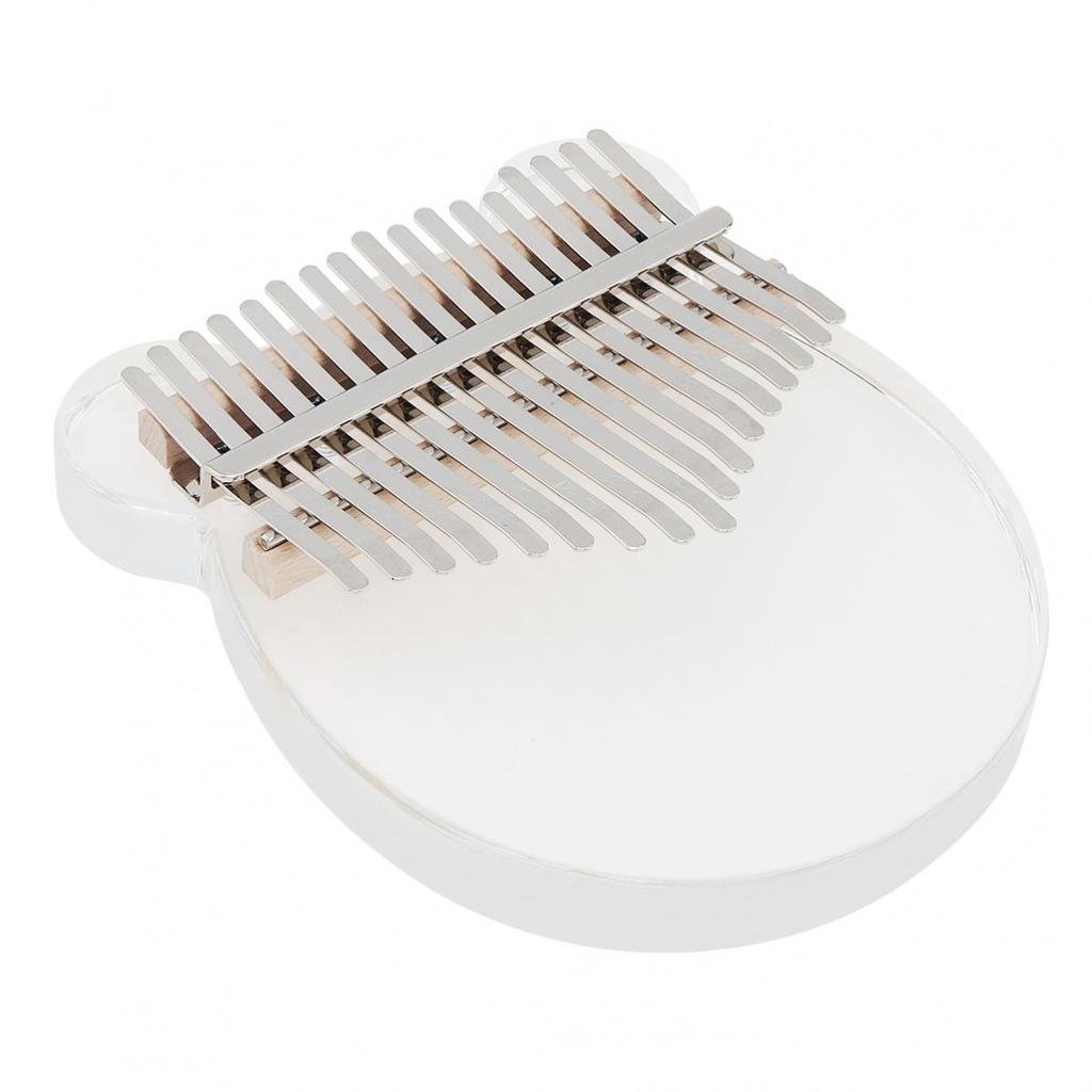 17-клавишное прозрачное пианино в форме медвежьего калимбы с большим пальцем и настроечным молотком