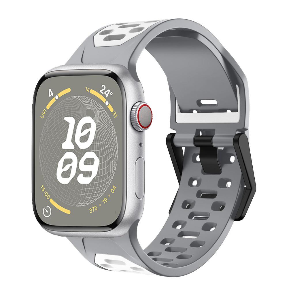 Силиконовый ремешок для Apple Watch 11 10 46 мм/Ultra 3 2 1 49 мм Спортивный браслет Correa iWatch 9 8 7 6 5 SE 45 мм 44 мм Аксессуары для ремешка