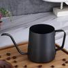 Drip Kettle 350ml 600ml Coffee Tea Pot Non-stick Coating Food Grade Stainless Steel Gooseneck Drip Kettle Swan Neck Thin Mouth