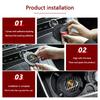 2Pcs Car Carbon fiber Non-slip Water Coaster Leather Interior Pad Holder For Porsche Cayenne Panamera Macan 911 718 Cayman 918YC3 