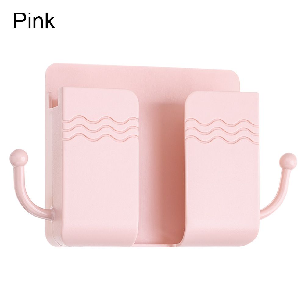 Настенный органайзер для телефона, ящик для хранения телеконтроллеров, крючки для кабелей, держатель для телефона, подставка для телефона