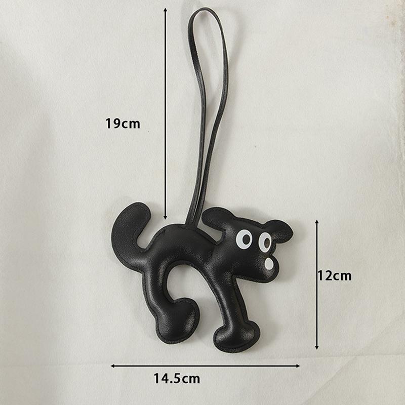 Брелок для ключей в виде собаки таксы из искусственной кожи, брелки для женщин, подвеска на сумку, ювелирное изделие, брелок для ключей, держатель для ключей в подарок