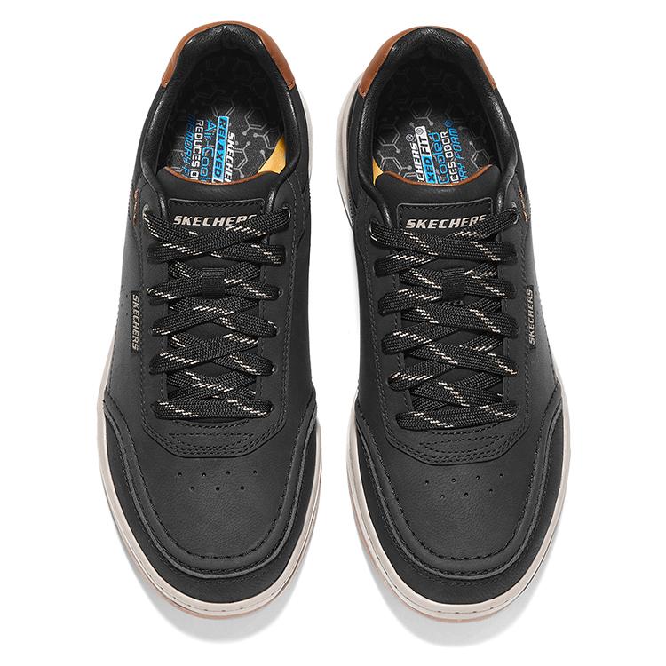 Skechers Мужские уличные кеды USA Легкие Удобные Простые Классические Модные Повседневные Ленивый Стиль Низкие Кеды для скейтборда Мужские кроссовки Черные 211250-BLK