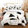 Sanded Art Pattern Three-Piece Digital Printing Bedding