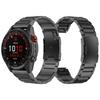 Черный Быстросъемный 22 26 мм Титановый Металлический Ремешок Для Garmin Fenix 7 7X 6 6X 5 5X Plus/Epix Gen 2/Quatix/Tactix Ремешки Для Часов Наручные Ремешки