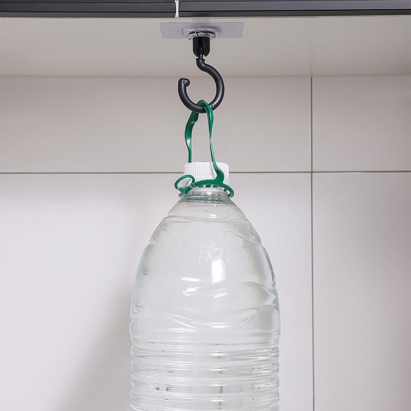 Самоклеящиеся крючки Потолочные вращающиеся крючки Настенные дверные крепкие липкие крючки-присоски Многоцелевые крючки для хранения Домашнее хранение