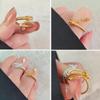 Alloy Dragon's Tail Qiankun Lucky Ring Adjustable Dragon Shaped Open Ring NewYear Gifts Tail Ring