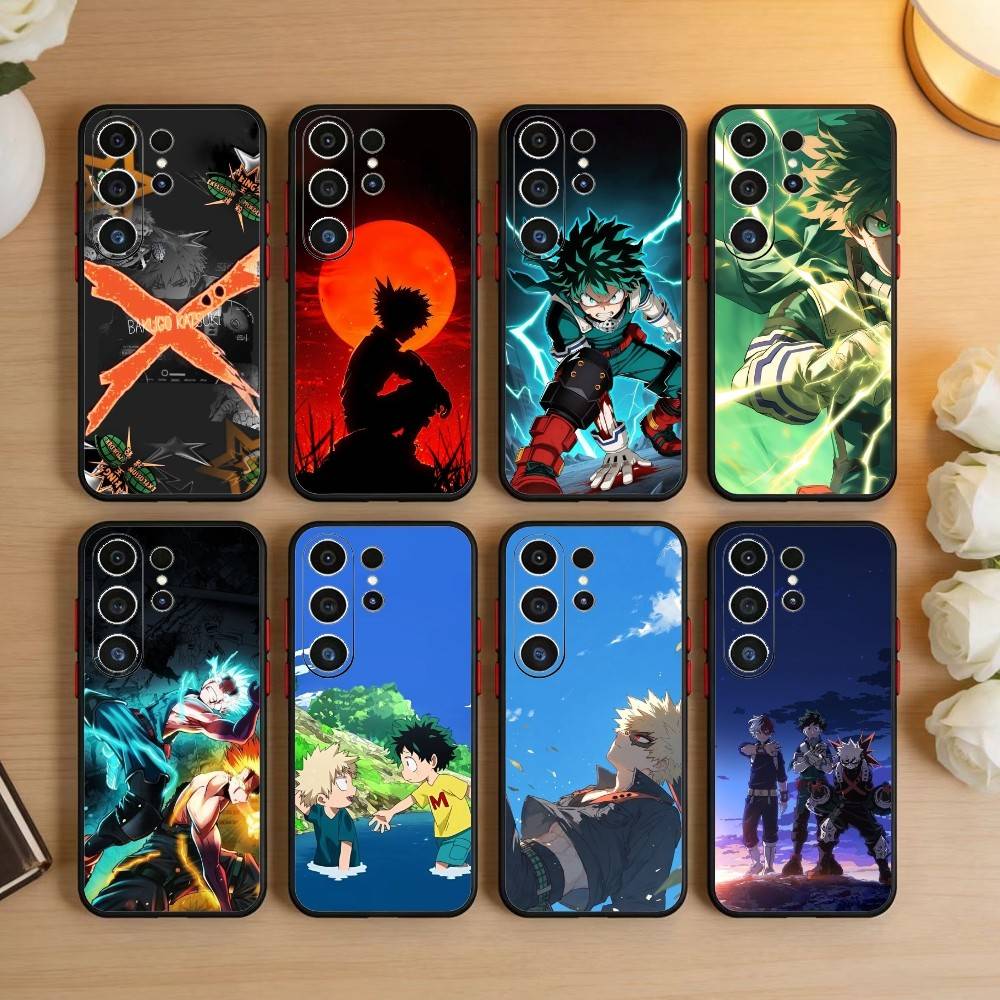 Чехол для телефона Katsuki Bakugo Hero Academia Для Samsung S26,S25,S24,S23,S22,S21,S20,Plus,Fe,Lite,Другие Черный Чехол