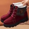 Cotton Shoes Women's Flat Warm Shoes Winter Velvet Thick Cotton Shoes Snow Boots Short Boots Women