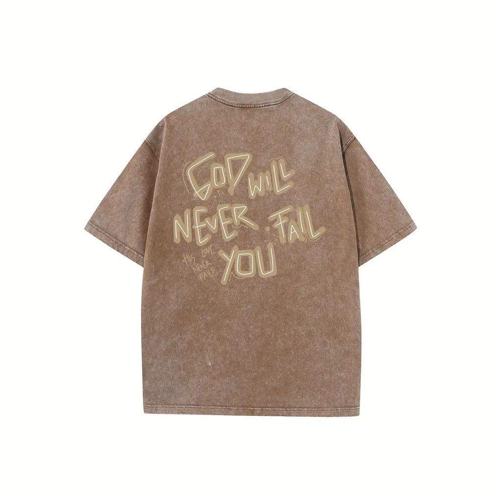 Тяжелые мужские стираные винтажные футболки большого размера, уличная хип-хоп-панк-футболка женская Harajuku повседневная хлопковая футболка с коротким рукавом