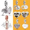 Mother's Day Family Tree And Mom Charms Beads Fit Brand Bracelet Bangle For Women Jewelry Gift