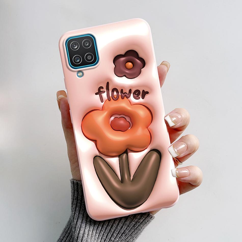 Для Samsung A12 Чехол Galaxy A12 Чехол Астронавт Мягкий Силикон Чехлы для Телефона Fundas Для Samsung GalaxyA12 A12 A 12 A125F Чехол Coque