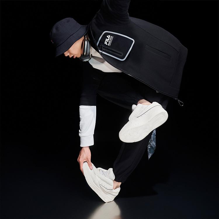 Fila MIX White Dancer Покрытие Низкие Скейтборд Обувь Мужская Snow Box F12M332206FSW