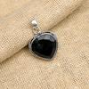Красивая черная шпинель, драгоценный камень ручной работы из стерлингового серебра 925 пробы, ювелирный кулон для нее