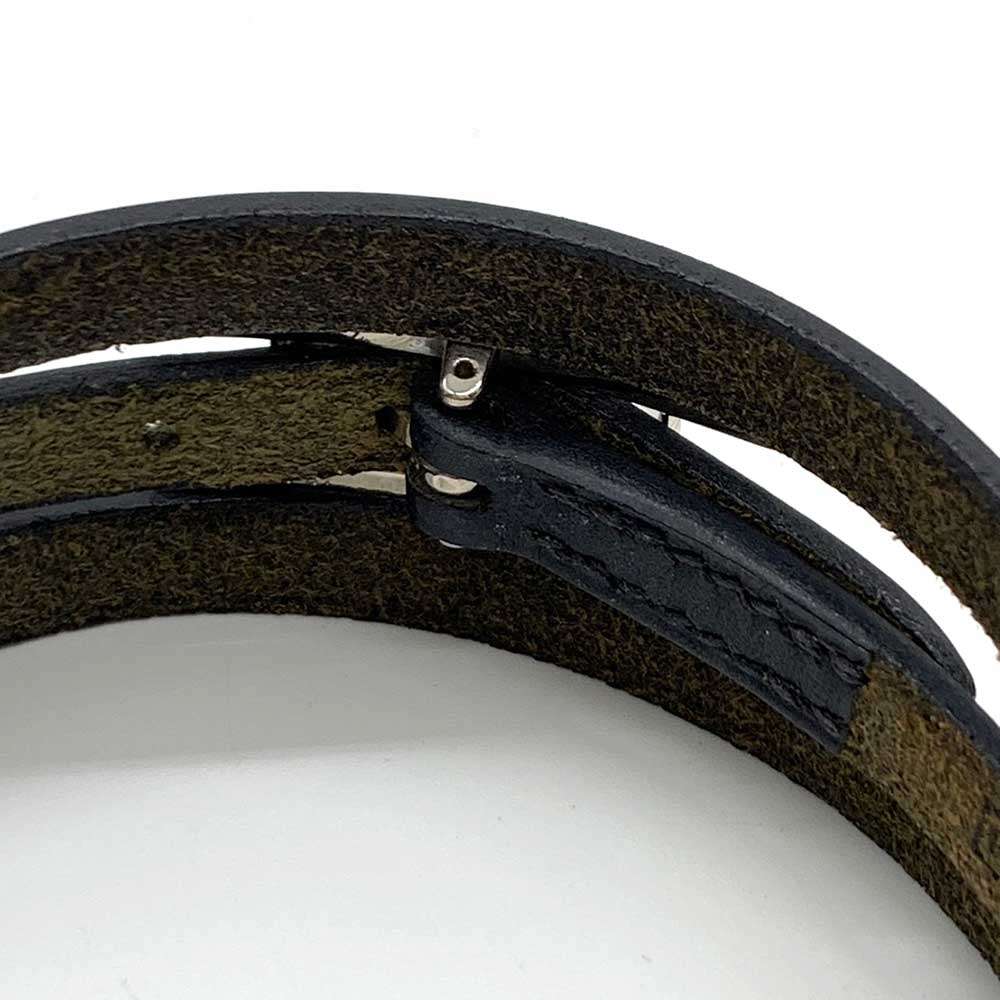 Used HERMES Apibracelet leather Women