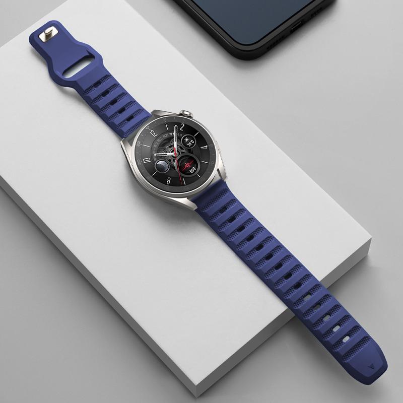 22 мм 20 мм силиконовый ремешок для Huawei Watch 4/Pro/3/GT GT2 GT3 Pro 46 мм 42 мм спортивный браслет для Samsung Watch 3/4/5 Amazfit GTR/GTS