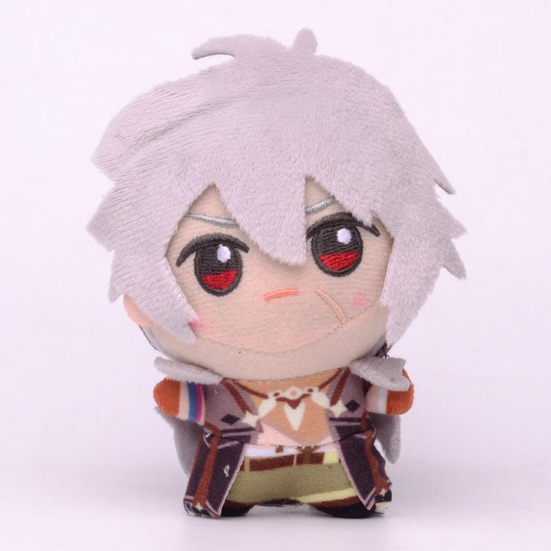 10cm Genshin Impact Tartaglia Zhong Li Yae Miko Venti Xiao Eula Razor Plush Pendant Toy Doll Backpack Accessorie Gift