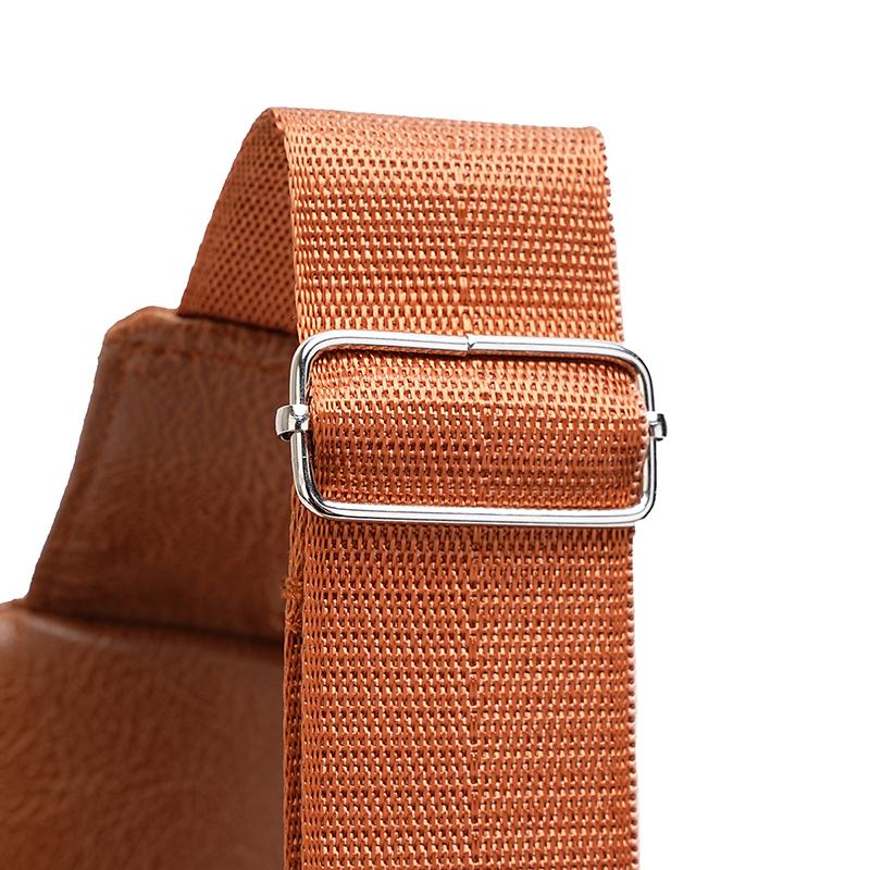 Мужская нагрудная сумка из ПУ, уличная наплечная сумка, сумка через плечо