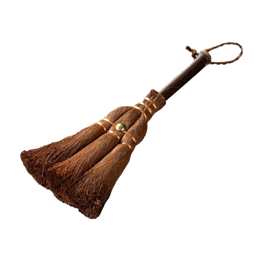 Ручная работа, натуральный коричневый чайный набор для кунг-фу, зеленая чайная церемония, чайная щетка для пуэра, не теряет волос, чистящие средства, чайная утварь