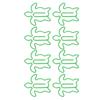100Pcs Cute Paper Clips Animal Style Exquisite Bright Electroplated Anti Slip Fancy Paperclips for Family Office School