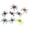 8pcs Plastic Spider Halloween Toy For Halloween Decorations