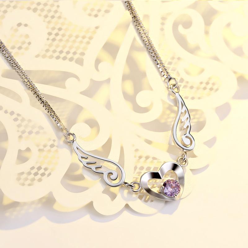 Jewelry Angel Wings Crystal Bracelet Love Fashion Diamond Zircon Bracelet Female Ins