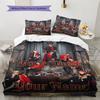 Name Custom Ateez Pattern Bedding Set Quilt Cover Pillowcase Home Decor Gift (1 * duvet cover + 2 * pillowcase, without core)